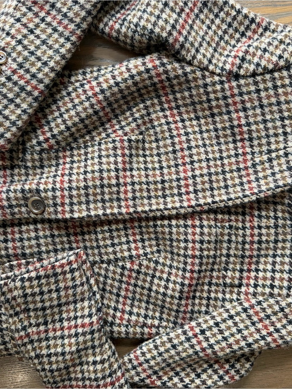 J. Crew Plaid houndstooth Tailored Blazer with Jeweled Collar - Picture 10 of 10